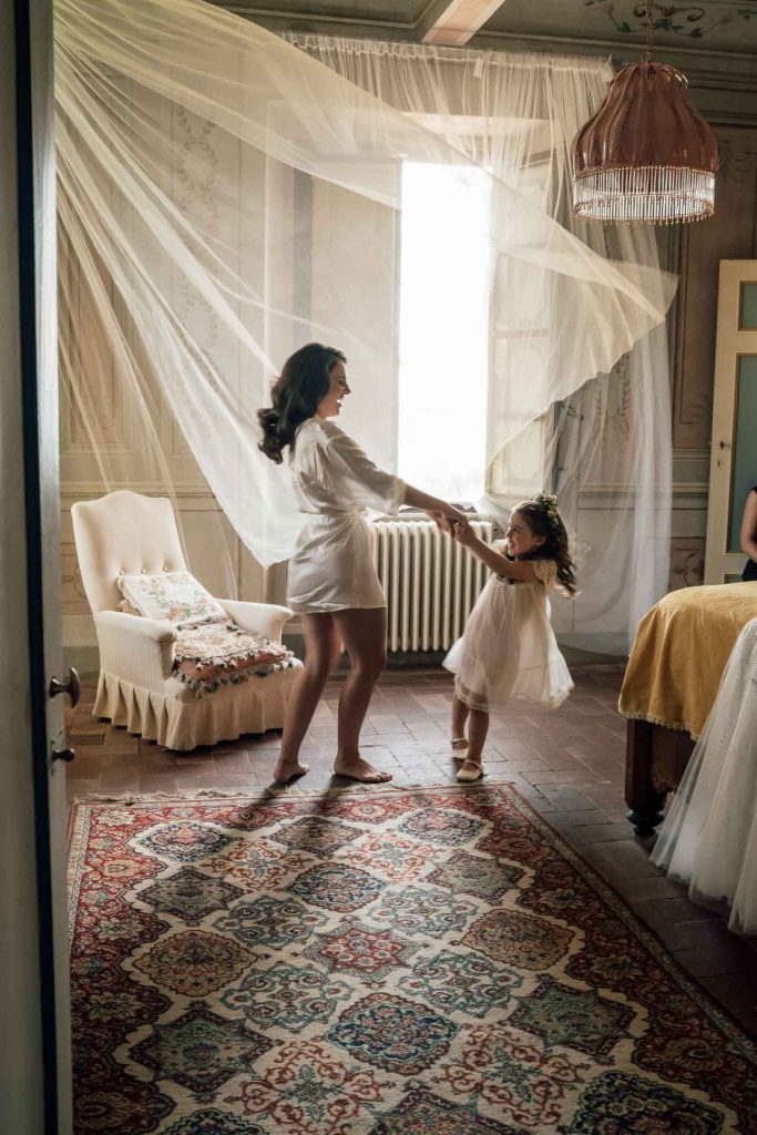 Preparazione sposa matrimonio