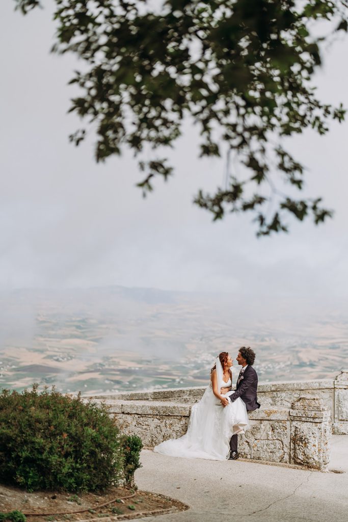 Foto sposi a Erice